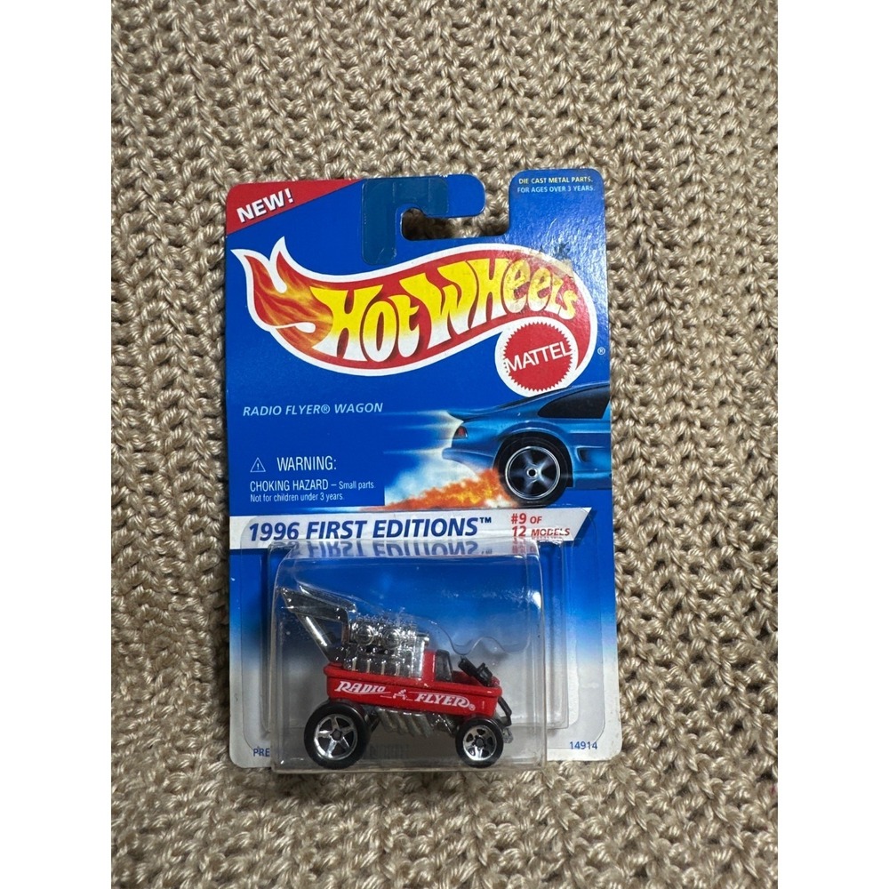 Hot Wheels 1996 First Editions Radio Flyer Wagon #9 Of 12 Models Collectible